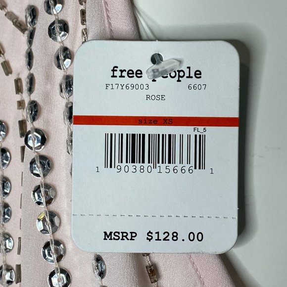 FREE PEOPLE Intimately Dress Mini Sz xs NWT! - Picture 7 of 15